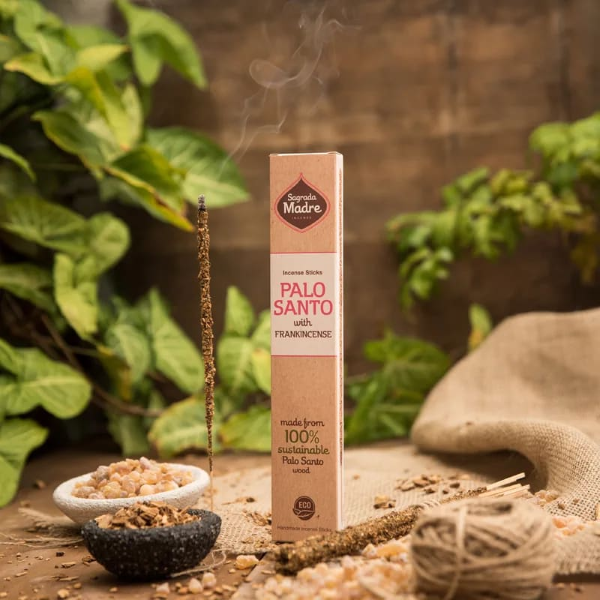 Bastoncini di incenso Palo Santo e Franchincenso Sagrada Madre