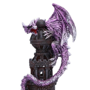 Drago Guardiano della Torre Viola 18 cm