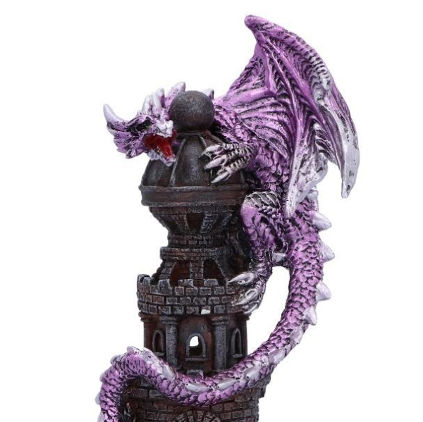Drago Guardiano della Torre Viola 18 cm