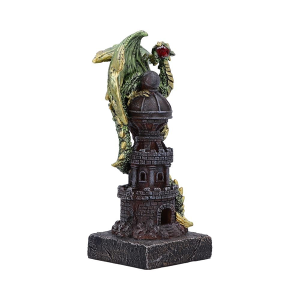 Drago Guardiano della Torre Verde 18 cm