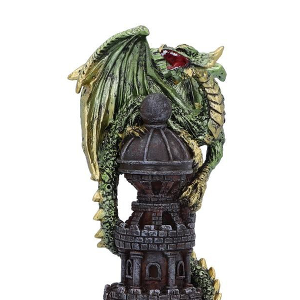 Drago Guardiano della Torre Verde 18 cm