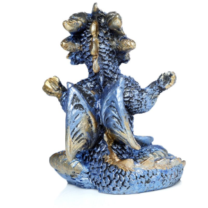 Drago degli Elementi Yoga Blu