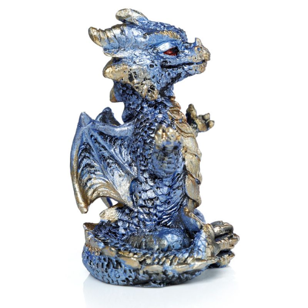 Drago degli Elementi Yoga Blu