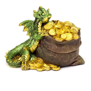 Drago degli Elementi con Tesoro verde