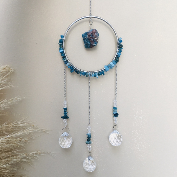 Decorazione Sole con apatite