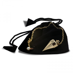 Pendolo in ottone dorato