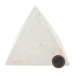 Piramide in Cristallo di Rocca 11,5X11,5X10 cm - 1,35 Kg