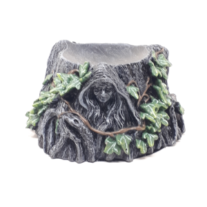 Sfera di cristallo 11 cm con supporto Triplice Dea