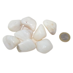 Opale bianco burattata