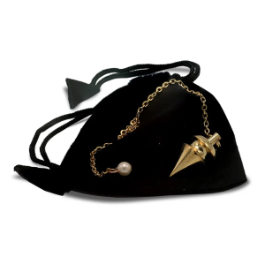 Pendolo in ottone dorato